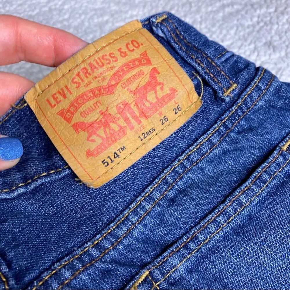 Levi’s 514 Slim Straight Size 12 Reg 26x26